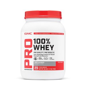 GNC PRO PERFORMANCE 100% WHEY 2 lbs, unflavored